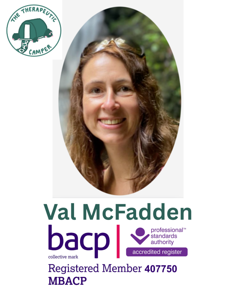 Val McFadden BACP Therapist Portrait of Val McFadden, a BACP member, smiling against a light background.